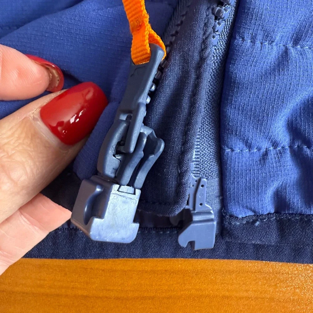 Vineyard Vines Marine Air Vest Kids XL Blue Puffer‎ Quilted Zip Front